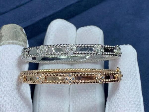 Quality-Van-Cleef-Arpels-18k-Rose-Gold-Small-Model-Perlee-Sweet-Clovers-Diamond-Bracelet-VCARP6X100-1-600x450